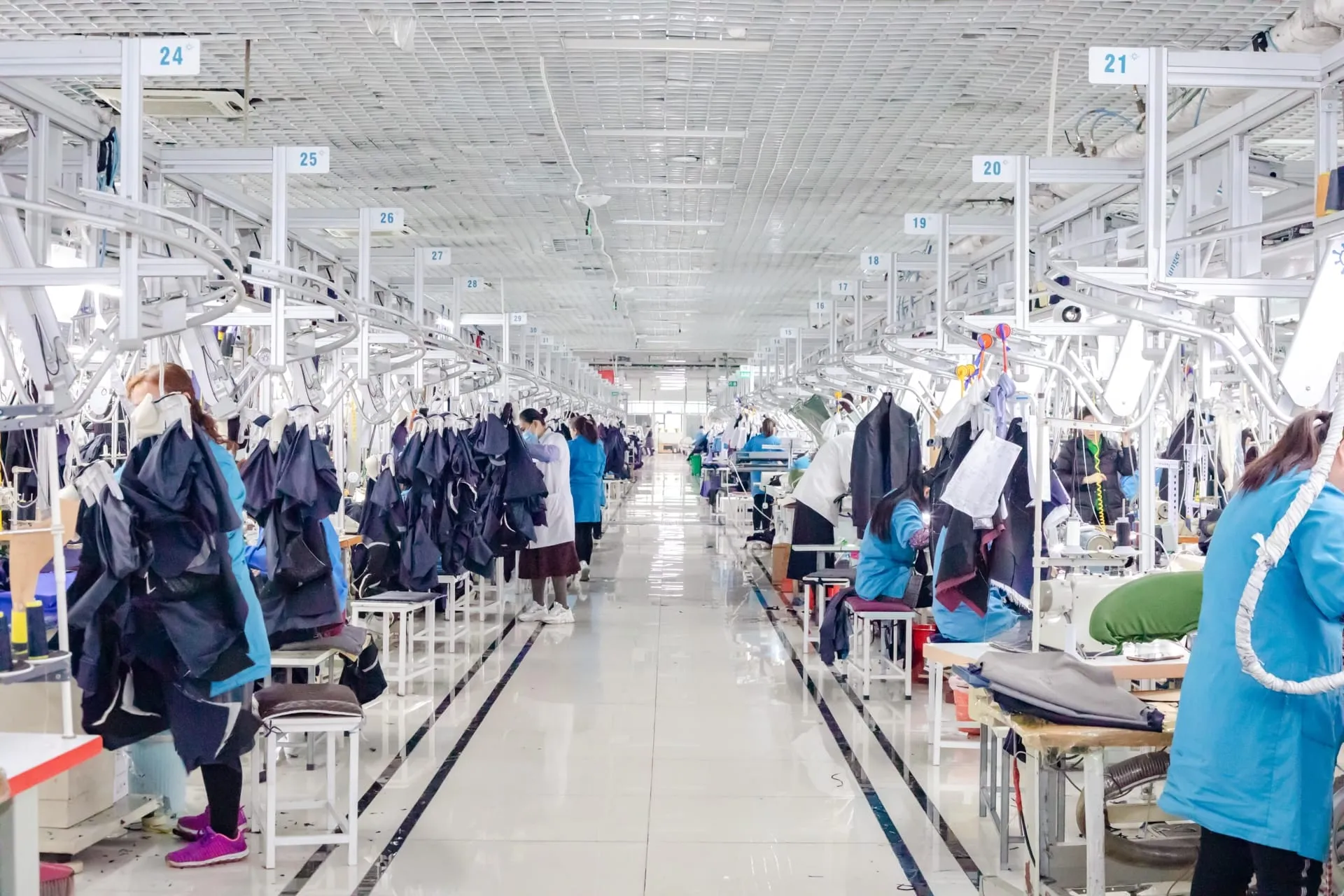 Steven Tailoring Factory Workshop